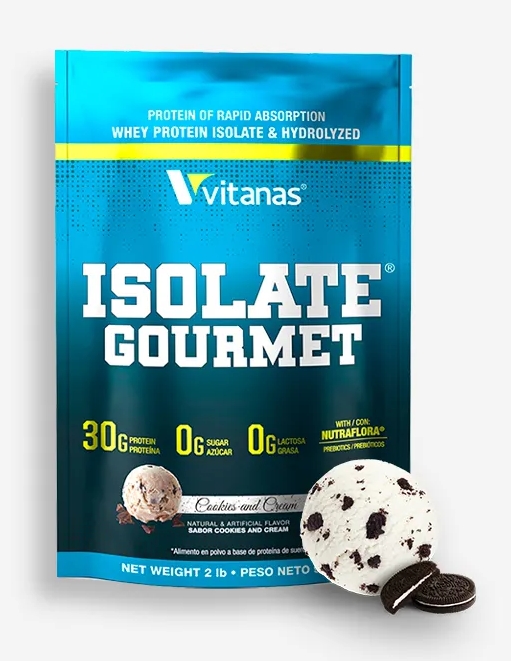 ISOLATE GOURMET VITANAS 2 LB COOKIES AND CREAM
