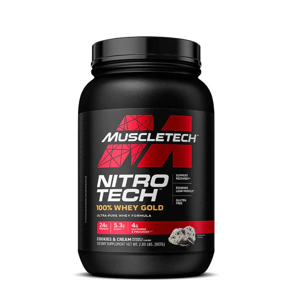 NITROTECH GOLD MUSCLETECH 2.2 LBS COOKIES AND CREAM