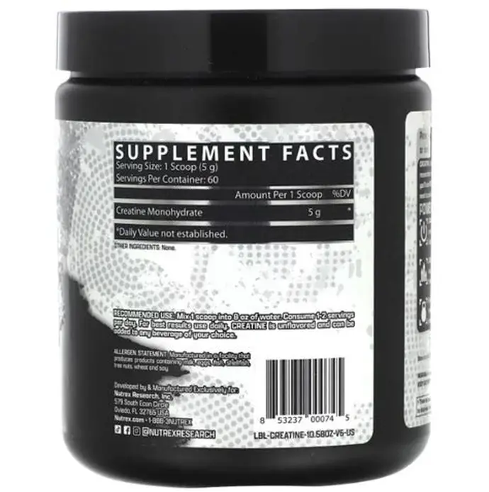 CREATINA NUTREX 60 SERVICIOS - Imagen 2