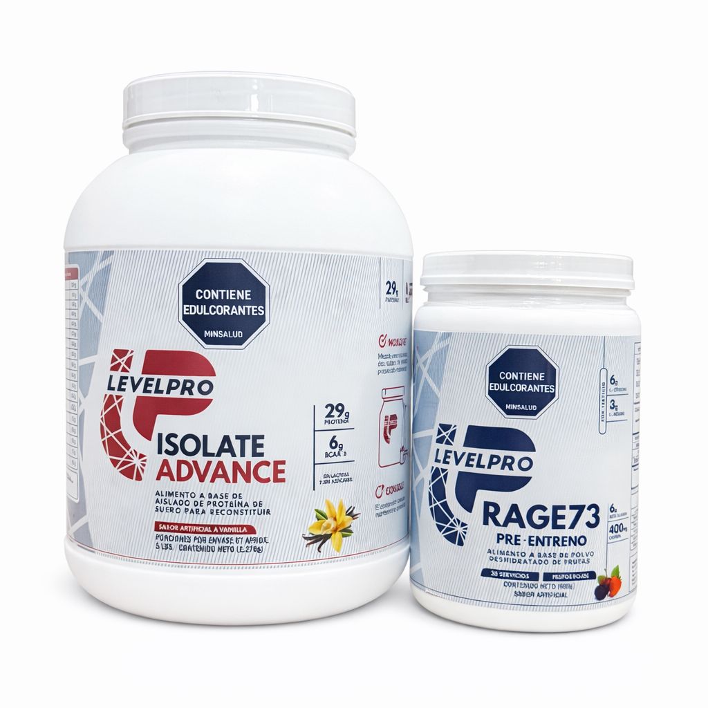 ISOLATE ADVANCE 5 LB + PRE ENTRENO RAGE73