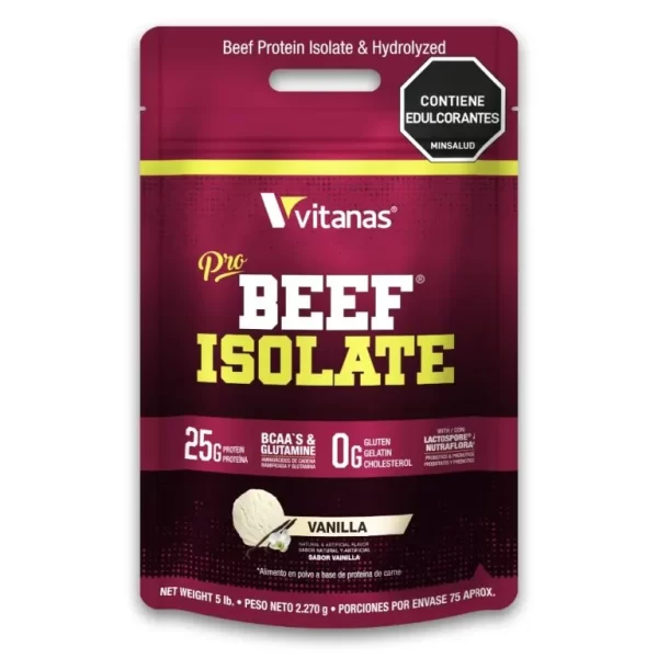 BEEF ISOLATE 5 LB VAINILLA VITANAS