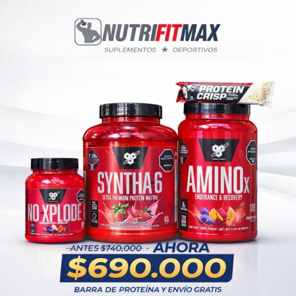 COMBO BSN PROTEINA, AMINOACIDOS Y PRE-ENTRENO