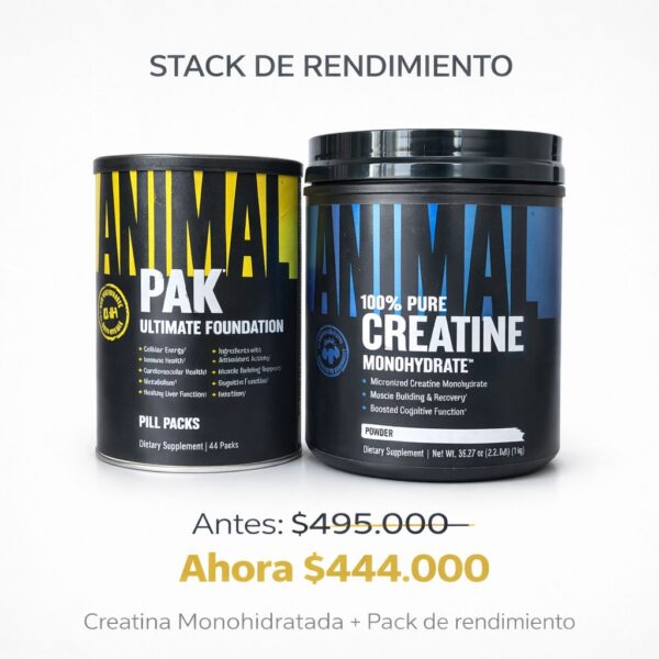 COMBO ENERGIA Y FUERZA ANIMAL