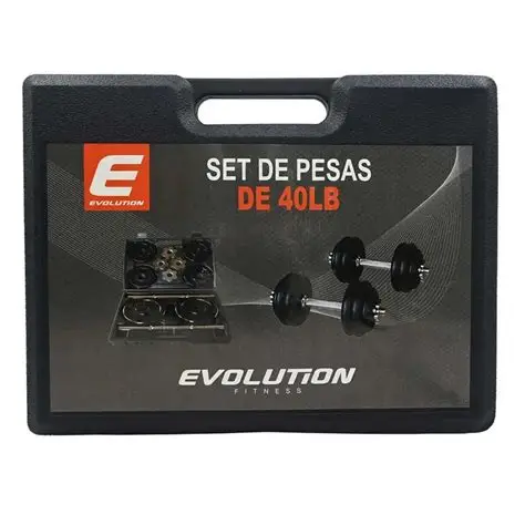 SET DE MANCUERNA 20 KG EVOLUTION - Imagen 3